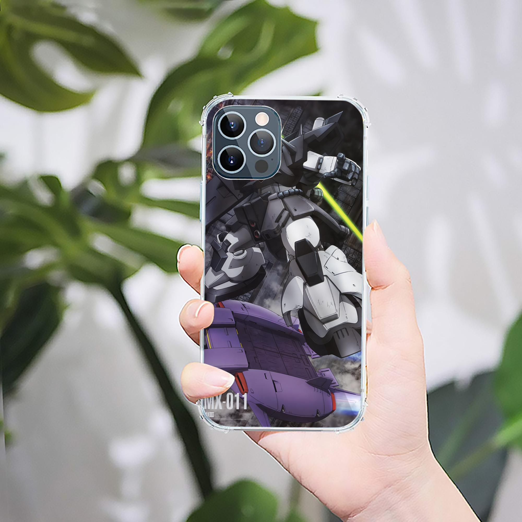 （画像用） 機動戦士ガンダム Mobile Suit Gundam 【iPhone 12シリーズ対応】透明スマホケース（クリアソフトケース）